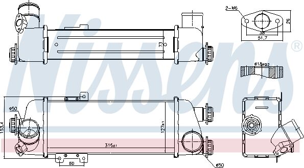 Nissens Ladeluftkühler 96409 Für Hyundai