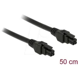 DELOCK 85374 - Kabel Power Micro Fit 3.0 4 Pin Stecker > Stecker 50 cm