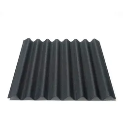 1 Platte Onduline® Easyline® Platte intensiv schwarz 1000 x 760 x 2,6 mm Profil 95/38