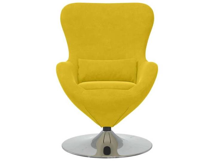 Magnifique Fauteuil œuf Jaune Velours - design polyvalent - pour maison - Jaune 13.4 kg 2026_755407