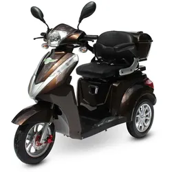 ECO ENGEL 501, Senioren- / Elektromobil, 25 km/h mit 20 Ah Li-Io Akku herausnehmbar, Braun
