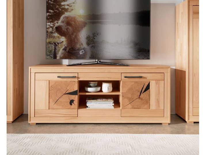 TV Board 150 cm 'Danzig' Kernbuche geölt