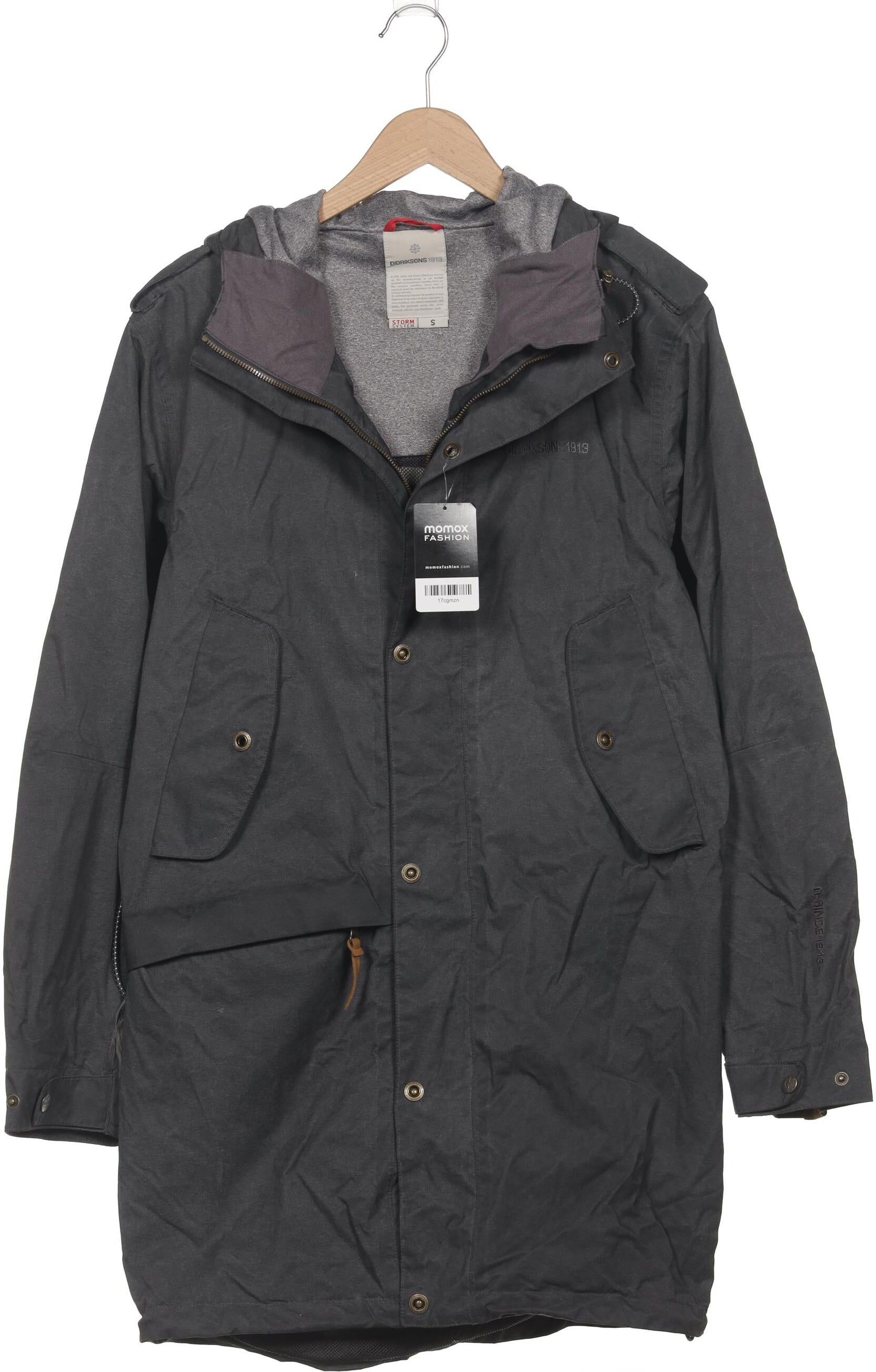 Didriksons Damen Mantel, Grau, Gr. S, Synthetik - Second Hand