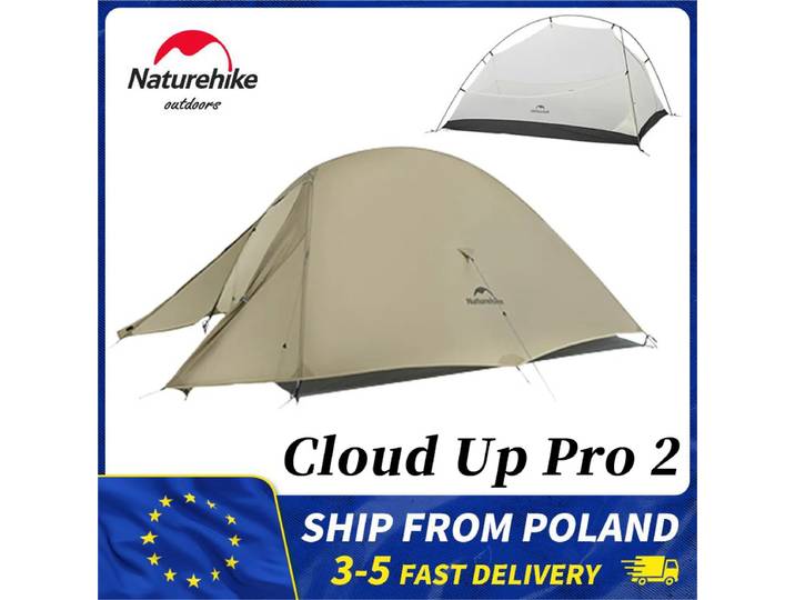 Naturehike Cloud Up Pro 1 2 3 personnes tente de Camping en plein air tente ultralégère étanche tente de randonnée autoportante tente de randonnée