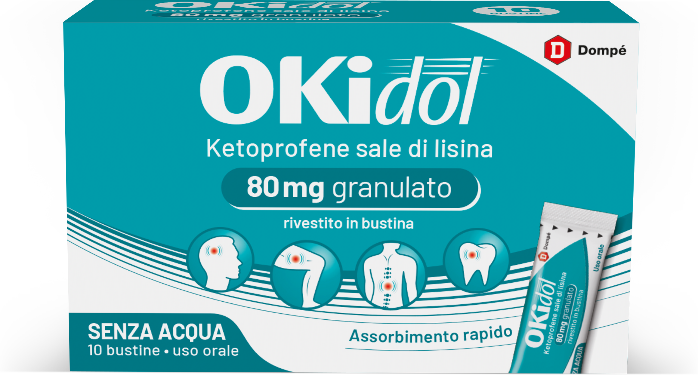 DOMPE' FARMACEUTICI SpA OKIDOL 80mg 10 Bust.
