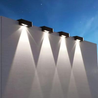 Uplift Treasures Ultra Bright Solar LED Outdoor Wall Lamp white 4 Pcs