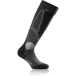 ROHNER Herren Socken carving left/right, Größe 45-47 in Schwarz Schwarz