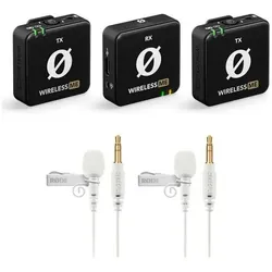 RØDE Wireless ME Dual mit 2x Lavalier GO Weiss, Mikrofon