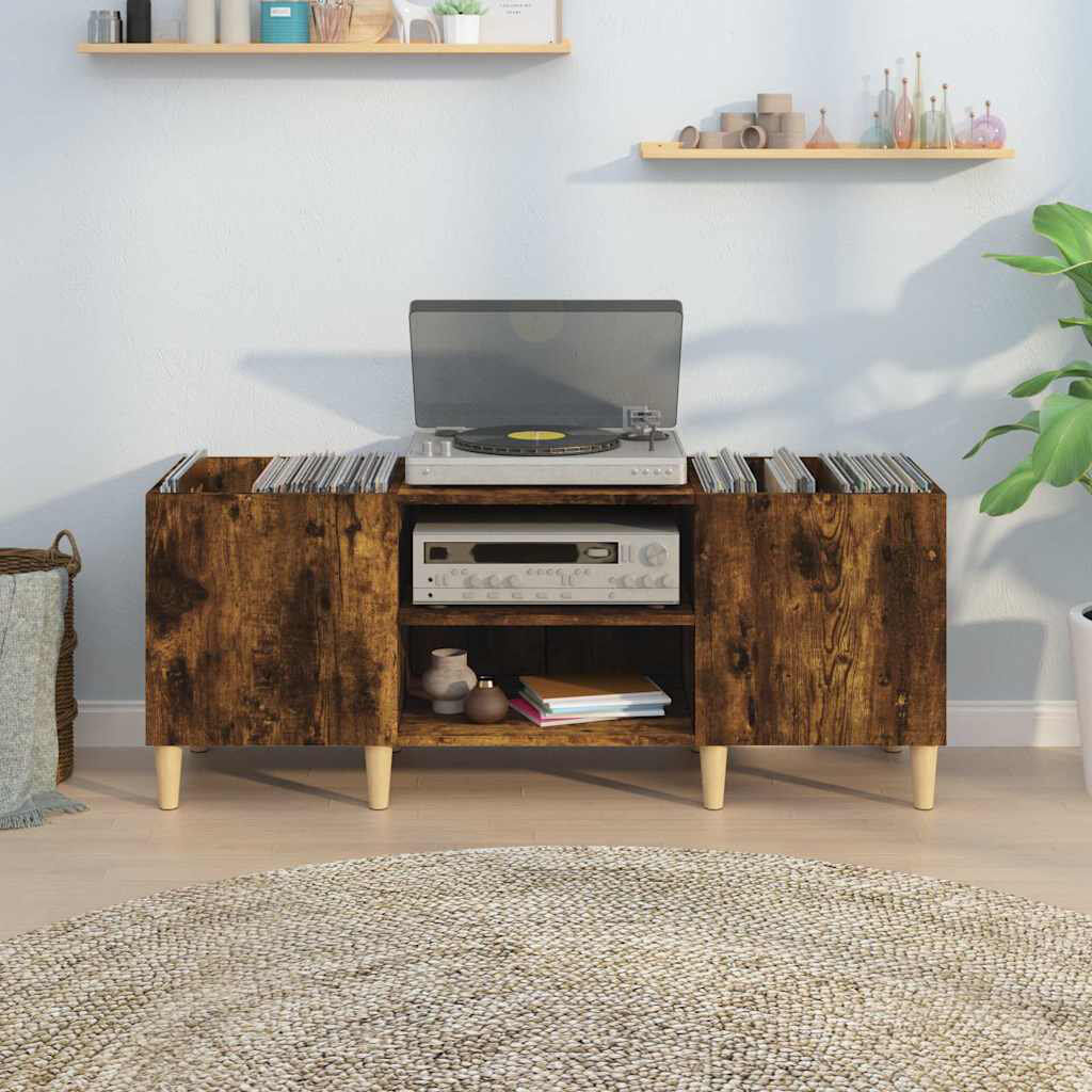 17 Stories TV Stand for TVs up to 55" Smoked Oak 55"