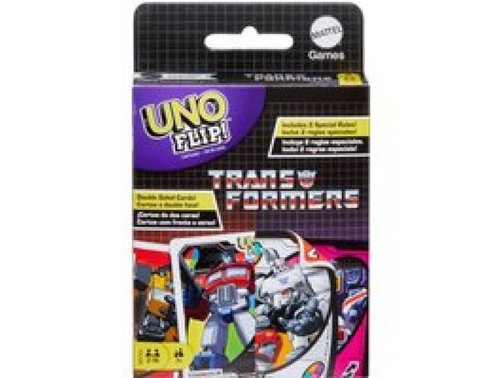 UNO Jeu de cartes Flip Transformers