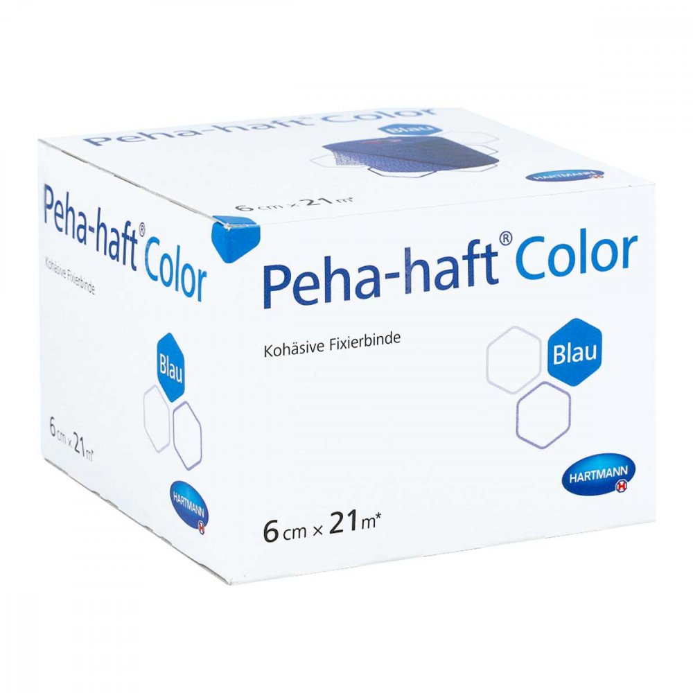 PAUL HARTMANN AG Peha-haft Color Fixierbinde latexfrei 6 Cmx21 M Blau 17304833