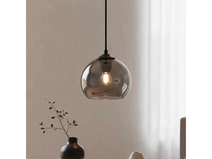 Plafondlamp Marino grijs glas Ø 20cm Artdelight - PL MARINO-20 GR