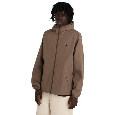 Outdoorjacke ELEMENT "Alder 2.0 Travel", Herren, Gr. L, braun (stone gray), Obermaterial: 100% Polyester., Jacken Outdoorjacke