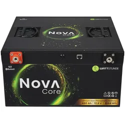 WATTSTUNDE NOVA Core 480Ah 12,8V LiFePO4 Batterie mit Heizung & Bluetooth – Wohnmobil Versorgungsbatterie