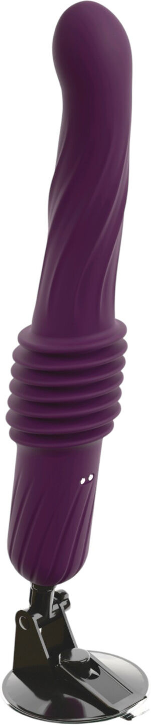 You2Toys - Remote-Controlled Heated Thrusting Vibrator (Purple)