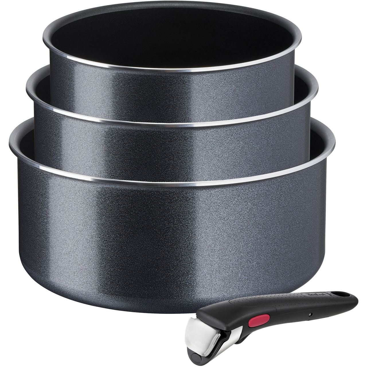 Tefal Pfannen-Set INGENIO XL FORCE schwarz 4-tlg., 1 Set