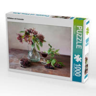 CALVENDO Puzzle Stillleben mit Holunder 1000 Teile Lege-Größe 64 x 48 cm Foto-Puzzle Bild von Nailia Schwarz