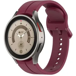 Samsung Galaxy Watch 6, 6 Classic Watch Strap - Wine Red, Uhrenarmband, Rot