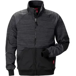 Sweatjacke "7052 SMP" - L - grau/schwarz