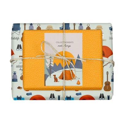 Geschenkpapier Set: Reise und Camping