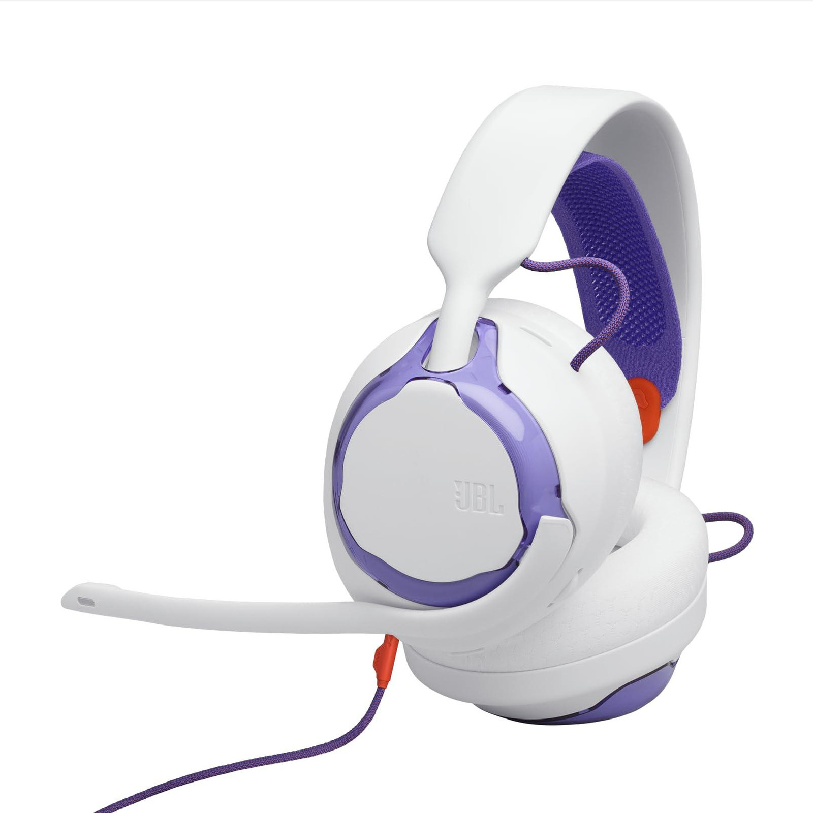 JBL Quantum 250 bekabelde gaming-hoofdtelefoon over-ear wit