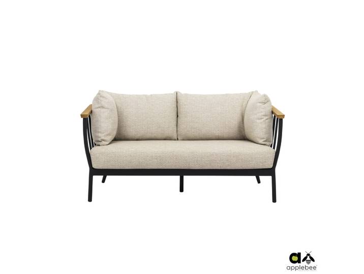 Apple Bee Condor Lounge 2-Sitzer Sofa Aluminium/Olefin