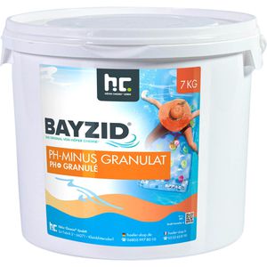 Höfer-Chemie PH-Minus Bayzid 100 % Natriumbisulfat, Granulat, für Pools, schnellwirkend, Eimer 7 kg
