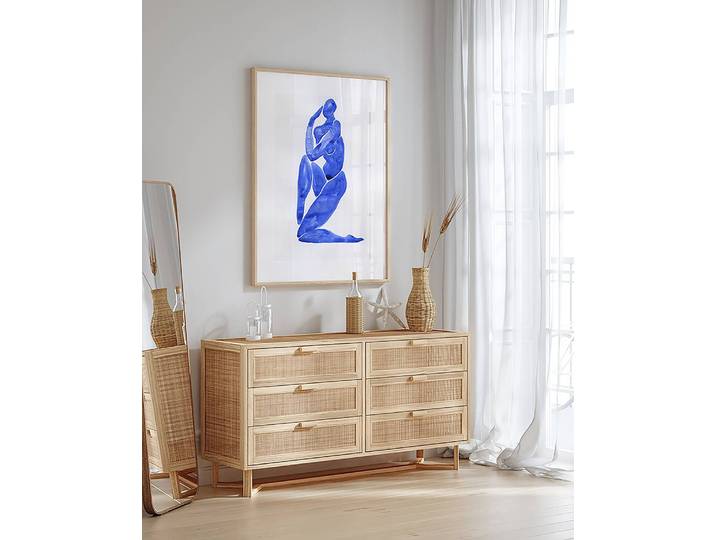 Tableau déco Watercolor Shape Matériau : Matière plastique, Bois massif Surface en bois : Laqué Type de matière synthétique : Verre acrylique