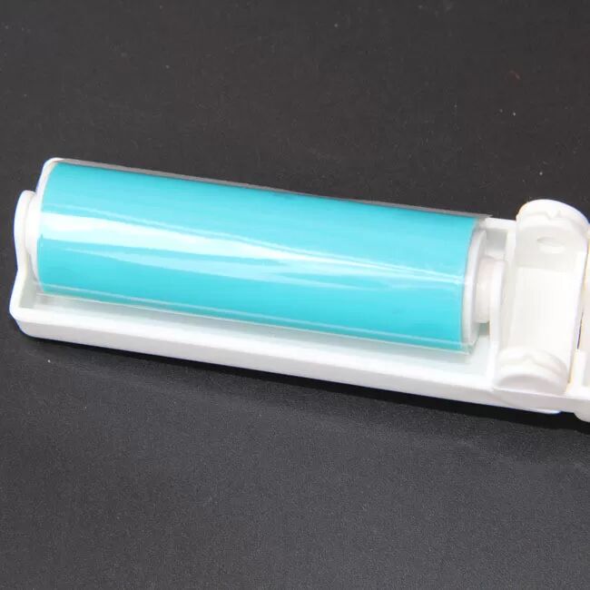 INF Rouleau anti-peluches pliable et lavable Bleu