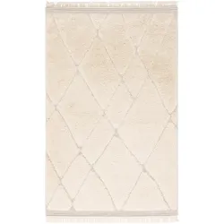 Pergamon, Teppich, In & Outdoor Teppich Shaggy Sylt Rauten (80 x 150 cm)