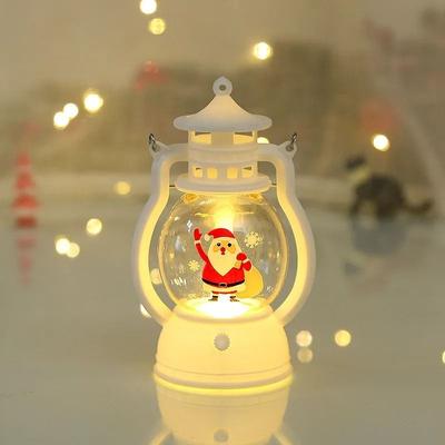 Uplifted Finds Portable LED Christmas Lantern With Santa Claus Design For Festive Holiday Decor backpack Santa