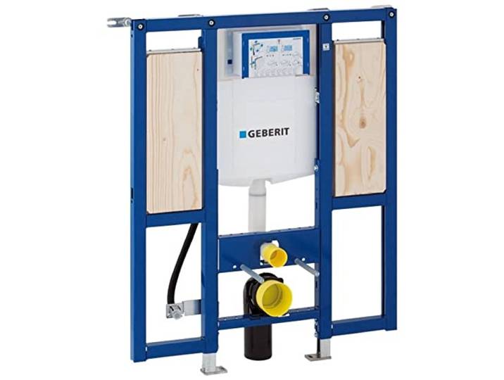 Geberit Duofix Bâti-support 111\,375\,00.5-support avec réservoir encastré Sigma de 12 cm UP320) (pour handicapés avec barres de soutien