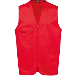Kariban,  Polycotton-Weste mit mehreren Taschen (5XL)