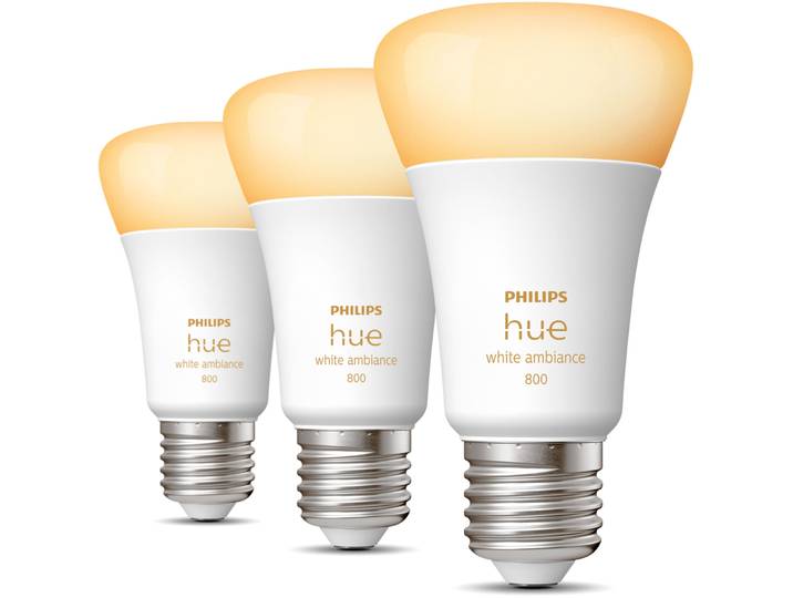 Leuchtmittel Philips Hue Kunststoff E27 T 6 cm 6 W - Farbe: Weiß - LED - Lichtfarbe: Warmweiss - Kaltes Tagesweiss - LED Leuchtmittel