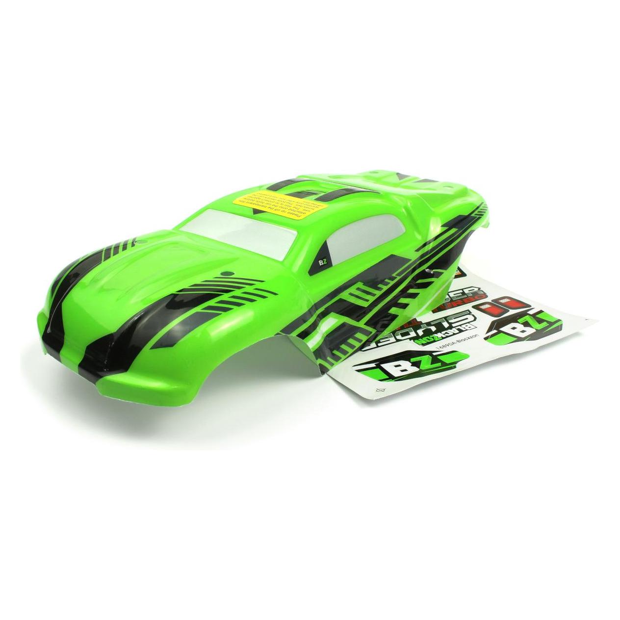 Blackzon Slyder ST Turbo Body (Green/Black) (BL540206)
