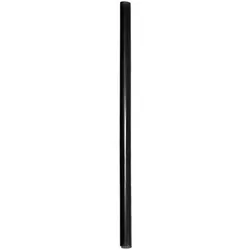 MONOUSO - Wiederverwendbarer Gerader Schwarzer PP-Kunststoffstrohhalm Ø8mm 20cm (250 Stück)