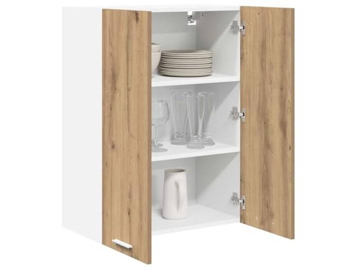 KTHLBRH Hängeschrank 2 Türen Eiche Handwerk 60 x 31 x 80 cm Mehrschichtiges Holz, großer Stauraum, langlebig, für Küche, Utensilien, Töpfe