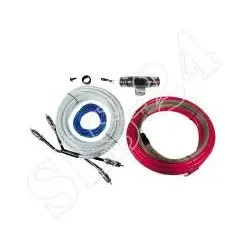 HIFONICS HF16WK Endstufen-Anschluß-Set Kabelsatz auf Basis 16 mm2 Car Hifi La...