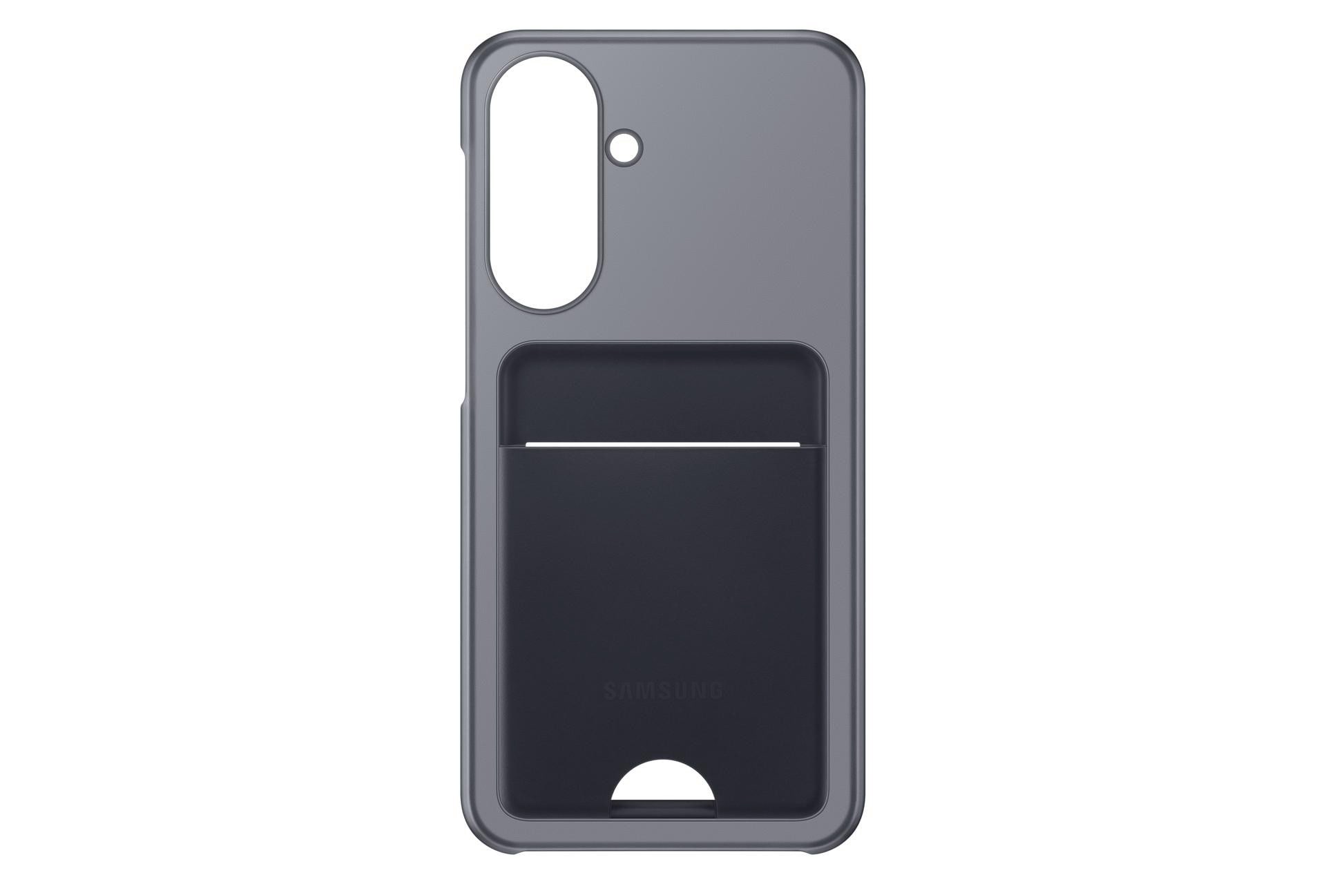 Samsung Card Slot Case für Galaxy A27, schwarz , Schutzhülle mit Kartenfach