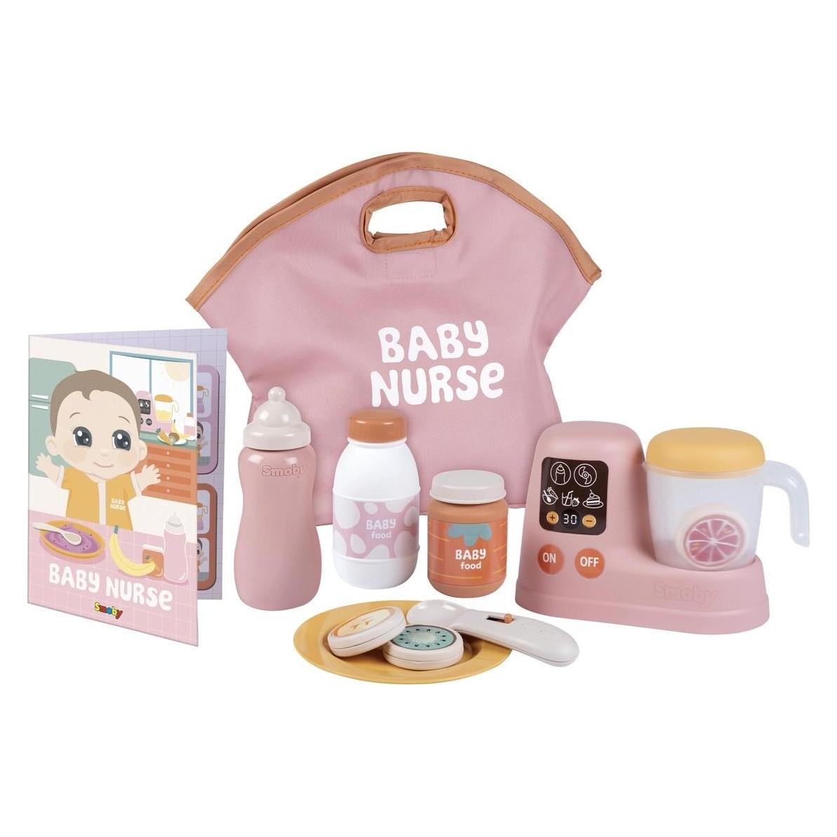 Smoby Baby Nurse Puppen-Fütterset+Tasche (7600220505)