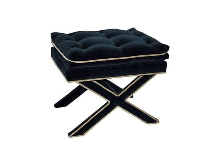 Atelier Del Sofa Stylish Black Pouffe, 40 x 60 cm 100% MDF Frame, Soft Babyface Fabric Perfect for Modern Living Rooms & Cozy Spaces, Versatile & Chic Design