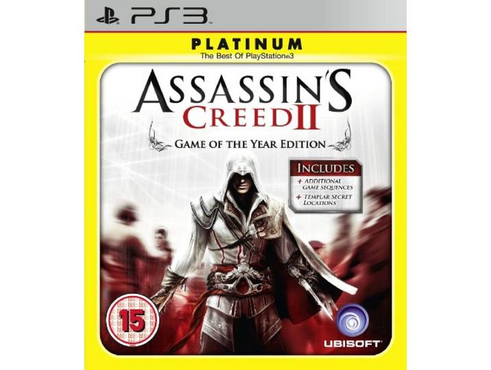 Assassin's Creed II 2 Game Of The Year Edition (Platinum) PS3 Game