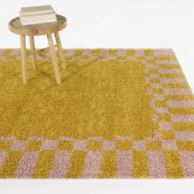 Balta Rugs Seraphiel Checkered Border Area Rug