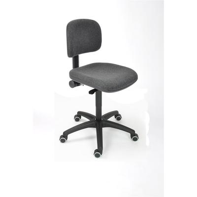 PROREGAL Arbeitsstuhl Arlington, kleiner Rückenlehne, Sitzhöhe 47-66cm, Polstersitze, Kunststoff-Fußkreuz, Rollen