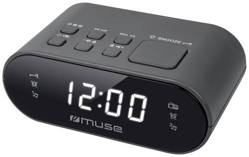 Muse M-10 CR Radiowecker UKW, FM Weckfunktion Schwarz