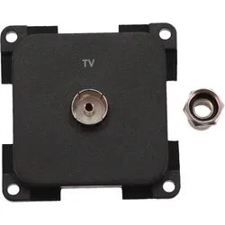 Inprojal System 10.000 Steckdose TV  5 mm schwarz