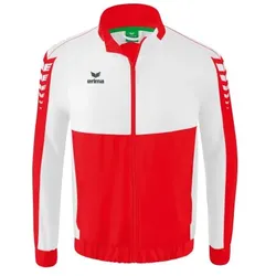 Erima Six Wings Präsentationsjacke Kinder - rot/weiß - 140