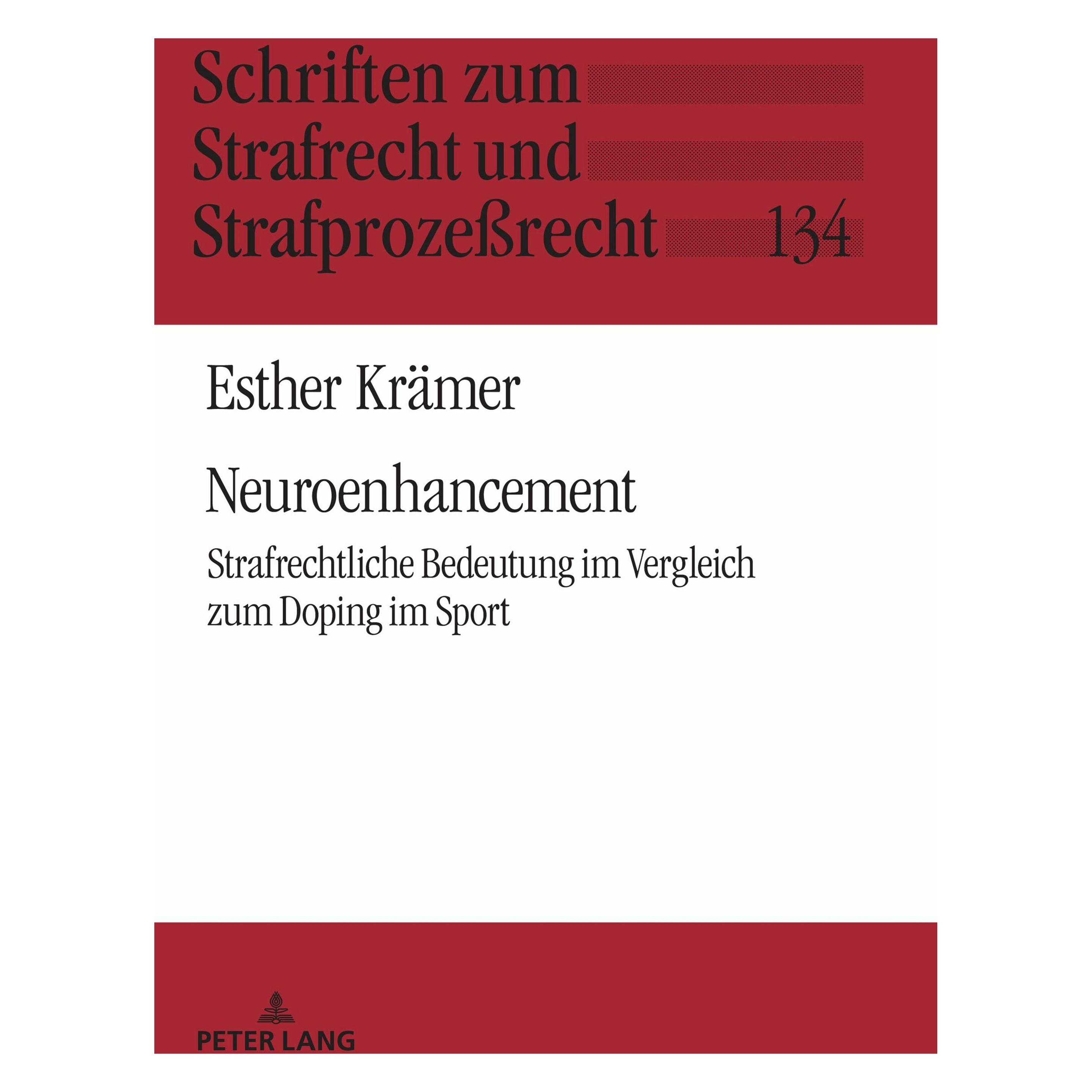 Peter Lang Neuroenhancement (Deutsch, Hardcover, Esther Krämer) (49911807)