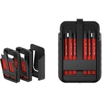 Bit-Satz slimBit electric rot, 12-teilig