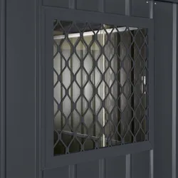 Globel Industries Seitenfenster "62 x 62"  für Globel Industries Gerätehäuser "Skillion" "Dream" und "Lean-To",anthrazit,62 x 62 cm